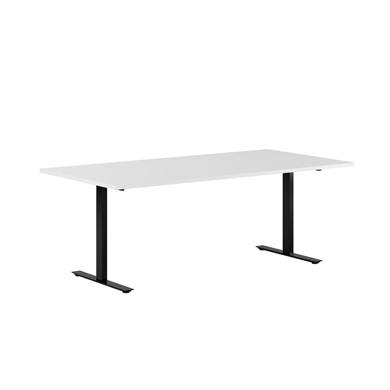 164_200x100_BlackLegs_WhiteTop Tellus bord - Large - Bild 1