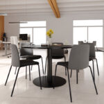 Studio bord med Ø50 cm skiva - Bild 2