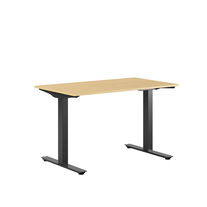 elj-tellus-flex-120x70_BlackFrame_BokTableTop Tellus Flex bord – stabilt bord med fasta ben och flexibel storlek - Bild 1